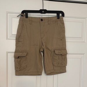 urban pipeline Men's Tan Cargo Shorts - Utility Pockets